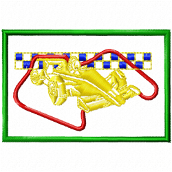 Auto Racing Embroidery Design 2 Auto Racing Embroidery Design 2